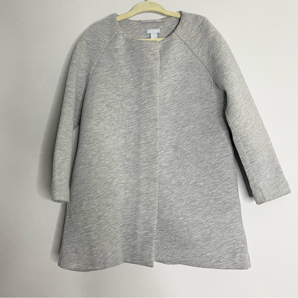 COS Kids Raglan Sleeve Zip Up Overcoat Jacket
